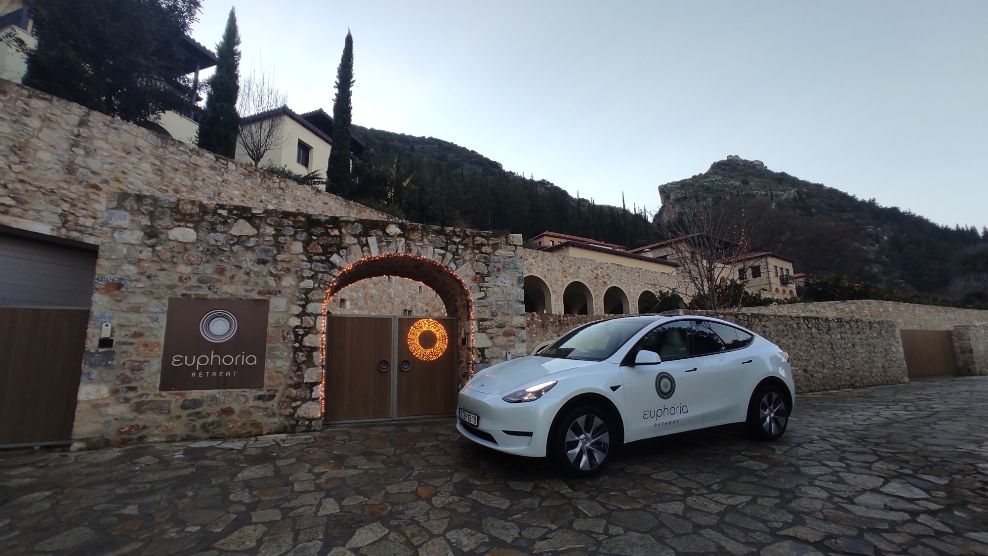 Euphoria Retreat transportation with Tesla vehicles